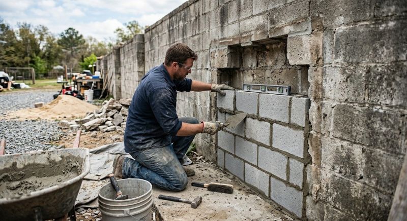 Block Wall Repair in Estero, FL