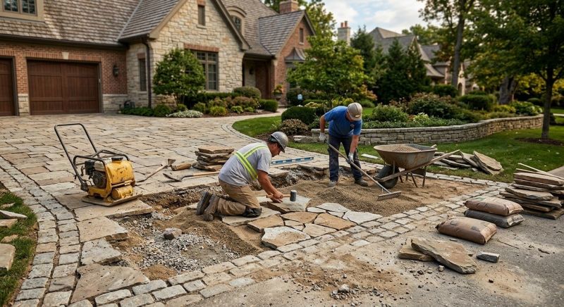 Brick Driveway Repair in Bonita Springs, FL