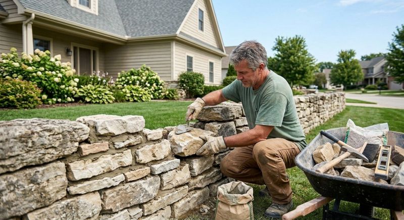 Brick Fence Repair in Bonita Springs, FL