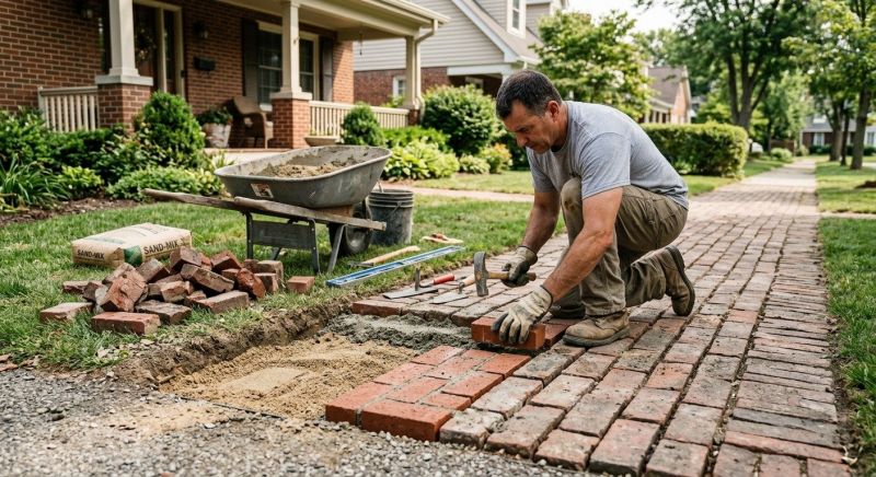 Brick Flatwork Repair in Alva, FL
