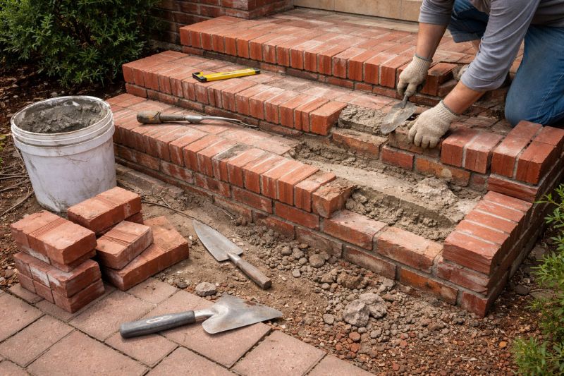 Brick Stairs Repair in Fort Myers, FL