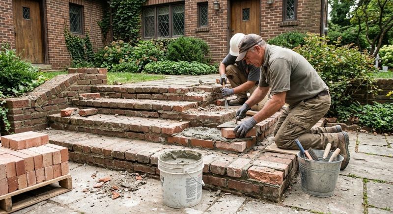 Brick Stairs Repair in Bonita Springs, FL