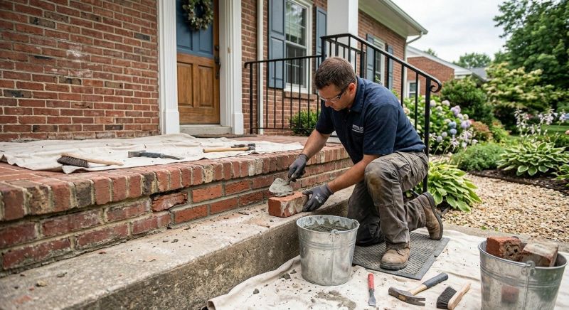 Brick Stairs Repair in North Fort Myers, FL