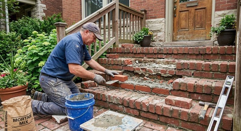 Brick Steps Repair in Bonita Springs, FL