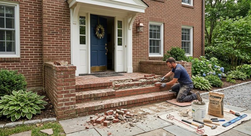 Brick Stoop Repair in Bonita Springs, FL
