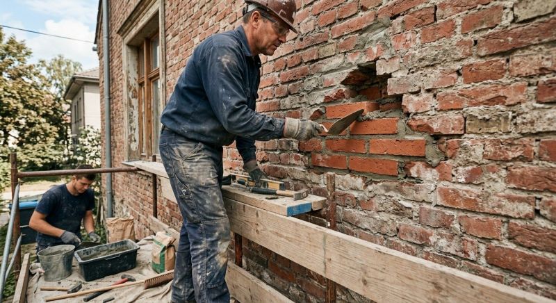Brick Wall Repair in Collier County, FL