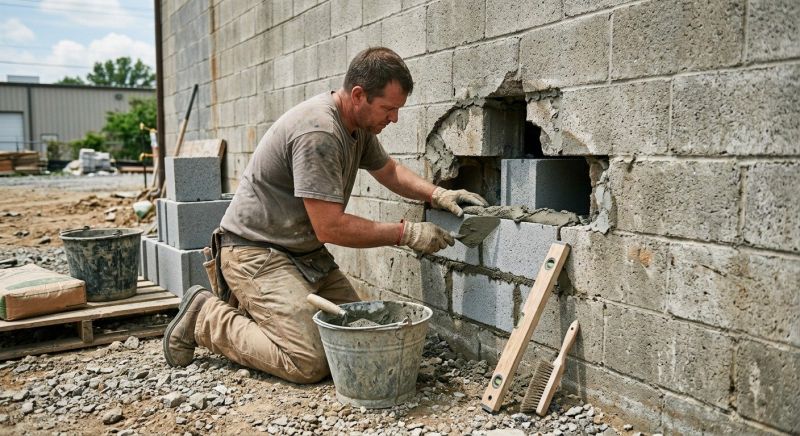 Cement Block Repair in Bonita Springs, FL