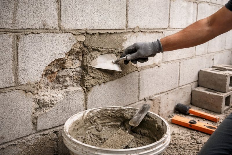 Cinder Block Wall Repair in Collier County, FL
