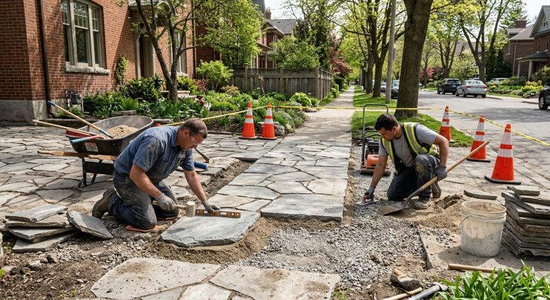 Stone Walkway Repair in Bonita Springs, FL