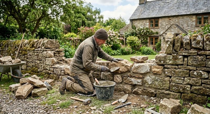 Stone Wall Repair in Naples, FL